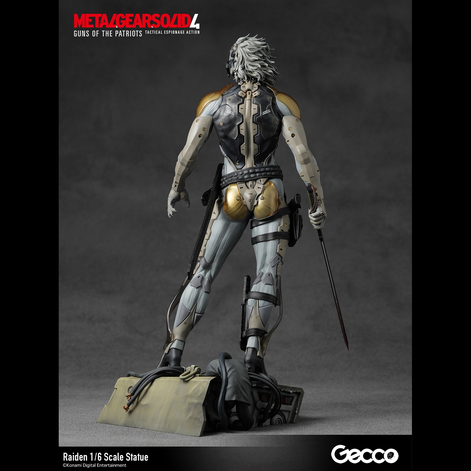 METAL GEAR SOLID 4 GUNS OF THE PATRIOTS, Raiden 1/6 Scale Statue 